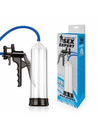 Прозрачная вакуумная помпа Sex Expert с насосом - Sex Expert - в Магнитогорске купить с доставкой