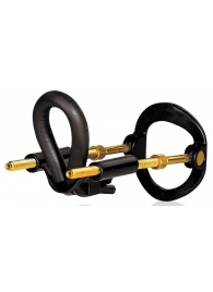 Черный экстендер-растяжитель пениса - Sex Expert - в Магнитогорске купить с доставкой