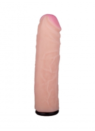 Черный пояс-трусики с насадкой  Гламур Dana  - 15,5 см. - LOVETOY (А-Полимер) - купить с доставкой в Магнитогорске