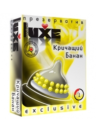 Презерватив LUXE  Exclusive  Кричащий банан  - 1 шт. - Luxe - купить с доставкой в Магнитогорске