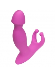 Розовый стимулятор простаты с усиками - 15 см. - 4sexdreaM - в Магнитогорске купить с доставкой