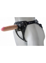 Универсальный мягкий пояс с насадкой Hard brutal BDSM-КОНСУЛ - 17 см. - LOVETOY (А-Полимер) - купить с доставкой в Магнитогорске
