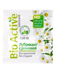 Пробник лубриканта на водной основе Bio Active - 3 гр. - Биоритм - купить с доставкой в Магнитогорске