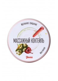 Массажная свеча «Массажный коктейль» с ароматом пина колады - 30 мл. - ToyFa - купить с доставкой в Магнитогорске