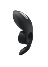 Черное кольцо на пенис с вибрацией Vibration Penis Sleeve - Baile - в Магнитогорске купить с доставкой