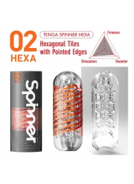 Мастурбатор SPINNER Hexa - Tenga - в Магнитогорске купить с доставкой