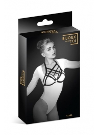 Черная упряжь на грудь Clara - Bijoux Pour Toi - купить с доставкой в Магнитогорске
