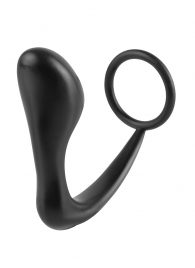 Эрекционное кольцо с анальной пробкой Ass-Gasm Cockring Plug - Pipedream - в Магнитогорске купить с доставкой