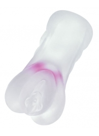 Прозрачный реалистичный мастурбатор Juicy Pussy Crystal Rose - ToyFa - в Магнитогорске купить с доставкой