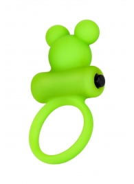 Зеленое виброкольцо на пенис A-Toys - A-toys - в Магнитогорске купить с доставкой