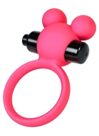 Розовое виброкольцо на пенис A-Toys - A-toys - в Магнитогорске купить с доставкой