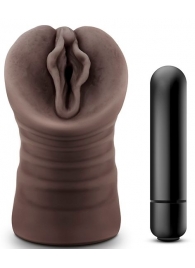 Коричневый мастурбатор-вагина Alexis - Blush Novelties - в Магнитогорске купить с доставкой