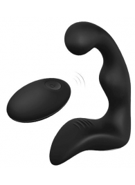Черный вибромассажер простаты REMOTE BOOTY PLEASER - Dream Toys - в Магнитогорске купить с доставкой