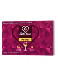 Женский возбудитель мгновенного действия Forte Love Power - 7 ампул (2,5 мл.) - Капиталпродукт - купить с доставкой в Магнитогорске
