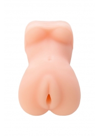 Телесный мастурбатор в виде женской фигурки - Toyfa Basic - в Магнитогорске купить с доставкой