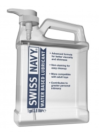 Канистра лубриканта Swiss Navy Water Based Lube на водной основе - 3,8 л. - Swiss navy - купить с доставкой в Магнитогорске