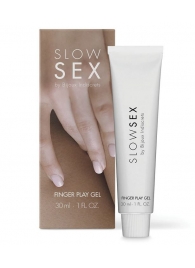 Гель для мастурбации с ароматом кокоса Slow Sex Finger Play Gel - 30 мл. - Bijoux Indiscrets - купить с доставкой в Магнитогорске