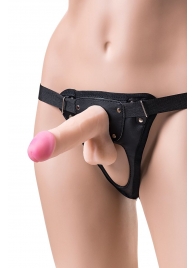 Телесный страпон на трусиках Realstick Hunter - 14,5 см. - ToyFa - купить с доставкой в Магнитогорске