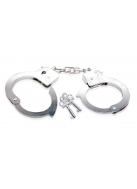Металлические наручники Beginner s Metal Cuffs - Pipedream - купить с доставкой в Магнитогорске