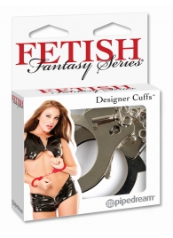 Металлические серебристые наручники Designer Metal Handcuffs - Pipedream - купить с доставкой в Магнитогорске