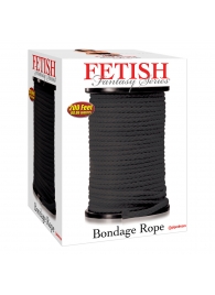 Черная веревка для связывания Bondage Rope - 60,9 м. - Pipedream - купить с доставкой в Магнитогорске