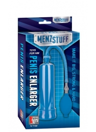 Синяя вакуумная помпа MENZSTUFF PENIS ENLARGER - Dream Toys - в Магнитогорске купить с доставкой