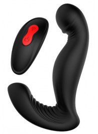 Черный вибромассажер простаты SWIRLING P-PLEASER - Dream Toys - в Магнитогорске купить с доставкой