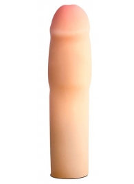 Телесная насадка-удлинитель на пенис PERFORMANCE 1.5INCH COCK XTENDER - 16 см. - Blush Novelties - в Магнитогорске купить с доставкой
