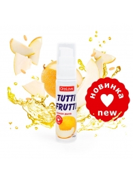 Гель-смазка Tutti-frutti со вкусом сочной дыни - 30 гр. - Биоритм - купить с доставкой в Магнитогорске