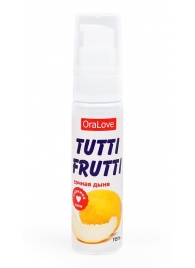 Гель-смазка Tutti-frutti со вкусом сочной дыни - 30 гр. - Биоритм - купить с доставкой в Магнитогорске
