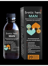 Мужской биогенный концентрат для усиления эрекции Erotic hard Man - 250 мл. - Erotic Hard - купить с доставкой в Магнитогорске