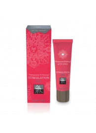Возбуждающий интимный гель для двоих STIMULATION GEL Pomegranate   Nutmeg - 30 мл. - Shiatsu - купить с доставкой в Магнитогорске