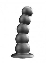 Черная насадка-плаг на харнесс PLATINUM 9 - 24 см. - LOVETOY (А-Полимер) - купить с доставкой в Магнитогорске