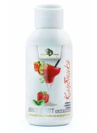 Интимный гель-смазка JUICY FRUIT с ароматом клубники - 100 мл. - БиоМед - купить с доставкой в Магнитогорске