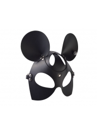 Черная кожаная маска  Мышка - Sitabella - купить с доставкой в Магнитогорске
