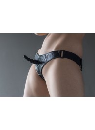 Черные трусики Better с анальной насадкой - 8 см. - Lola Games - купить с доставкой в Магнитогорске