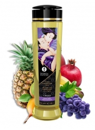 Массажное масло Libido Exotic Fruits с ароматом экзотических фруктов - 240 мл. - Shunga - купить с доставкой в Магнитогорске