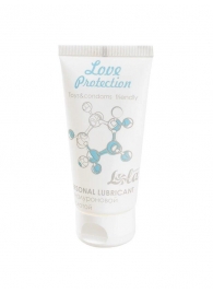 Увлажняющий лубрикант на водной основе Love Protection - 50 мл. - Lola Games - купить с доставкой в Магнитогорске