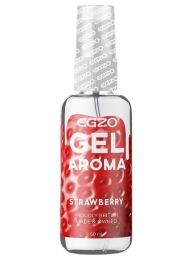 Интимный лубрикант EGZO AROMA с ароматом клубники - 50 мл. - EGZO - купить с доставкой в Магнитогорске