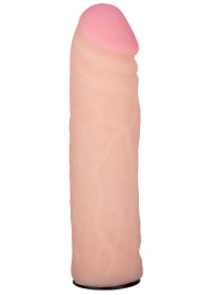 Пояс-трусики с насадкой Glamour Silver - 15,5 см. - LOVETOY (А-Полимер) - купить с доставкой в Магнитогорске