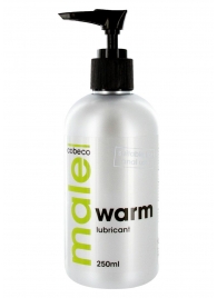 Лубрикант с согревающим эффектом MALE Cobeco Warm Lubricant - 250 мл. - Cobeco - купить с доставкой в Магнитогорске
