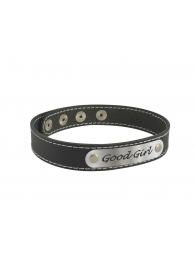 Чокер с белой строчкой Good Girl - Sitabella - купить с доставкой в Магнитогорске