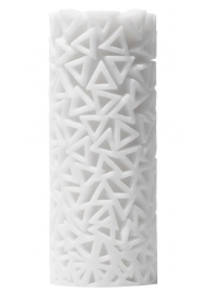 Белый 3D мастурбатор PILE - Tenga - в Магнитогорске купить с доставкой