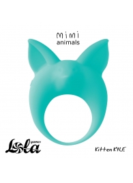 Зеленое эрекционное кольцо Kitten Kyle - Lola Games - в Магнитогорске купить с доставкой