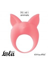 Оранжевое эрекционное кольцо Kitten Kyle - Lola Games - в Магнитогорске купить с доставкой