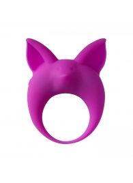 Фиолетовое эрекционное кольцо Kitten Kyle - Lola Games - в Магнитогорске купить с доставкой