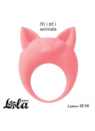 Оранжевое эрекционное кольцо Lemur Remi - Lola Games - в Магнитогорске купить с доставкой