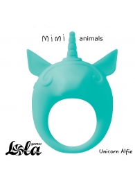 Зеленое эрекционное кольцо Unicorn Alfie - Lola Games - в Магнитогорске купить с доставкой