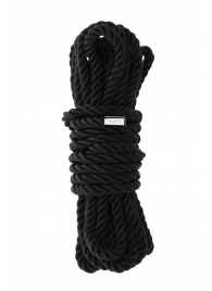 Черная веревка для шибари DELUXE BONDAGE ROPE - 5 м. - Dream Toys - купить с доставкой в Магнитогорске