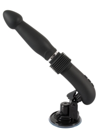 Черная секс-машина с поступательными движениями Fucking Machine - Orion - купить с доставкой в Магнитогорске